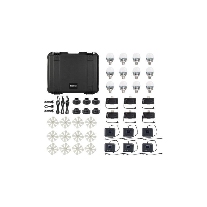 Nanlite PavoBulb 10C 12 light kit