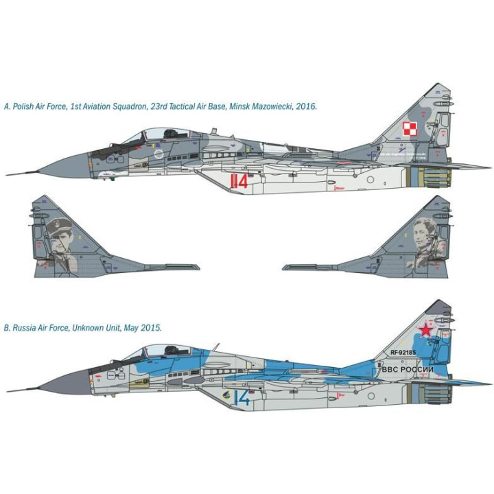 Model Kit letadlo 1377 - MIG29 "FULCRUM" (1:72)