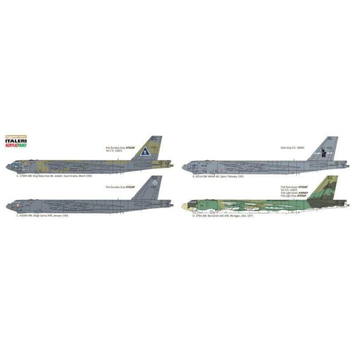 Model Kit letadlo 1378 - B-52G STRATOFORTRESS (1:72)