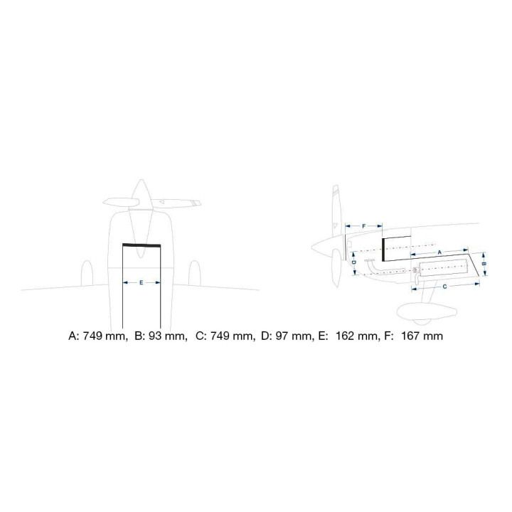 84" Slick 2133mm Zeleno-Modrý