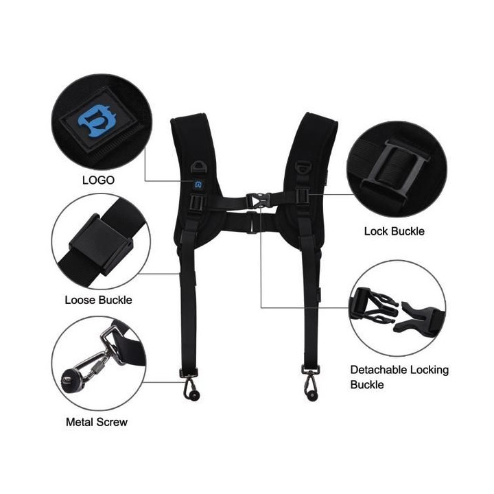 Double-Camera Shoulder Strap