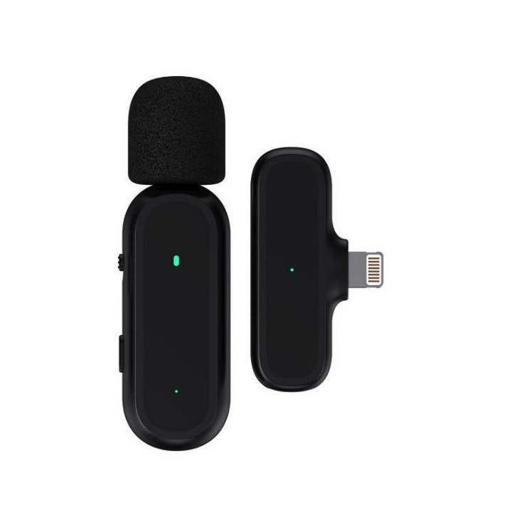 Bezdrátový klopový mikrofon 2,4G Lightning (s Akus a nabíjecím pouzdrem)