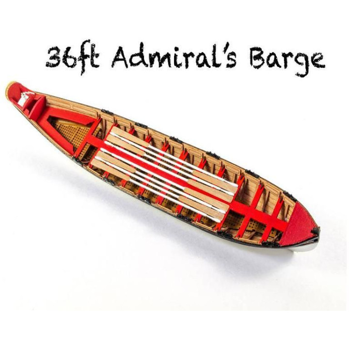 Vanguard Models admirálský člun 36" 1:64 kit
