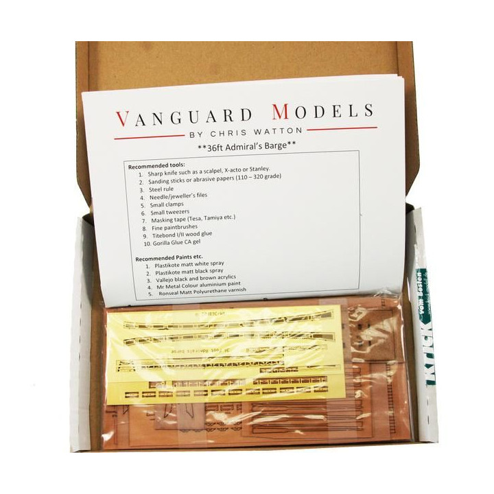 Vanguard Models admirálský člun 36" 1:64 kit