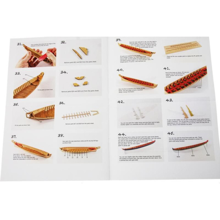 Vanguard Models admirálský člun 36" 1:64 kit