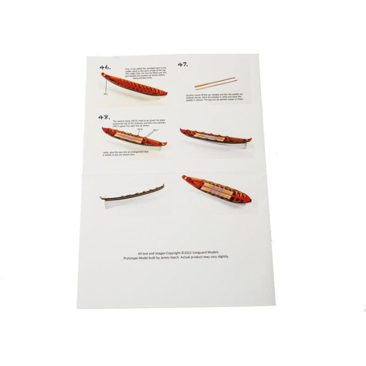 Vanguard Models admirálský člun 36" 1:64 kit