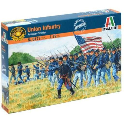 Model Kit figurky 6177 - UNION INFANTRY (AMERICAN CIVIL WAR) (1:72)