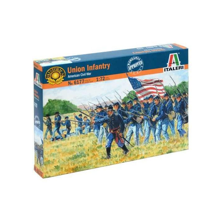 Model Kit figurky 6177 - UNION INFANTRY (AMERICAN CIVIL WAR) (1:72)