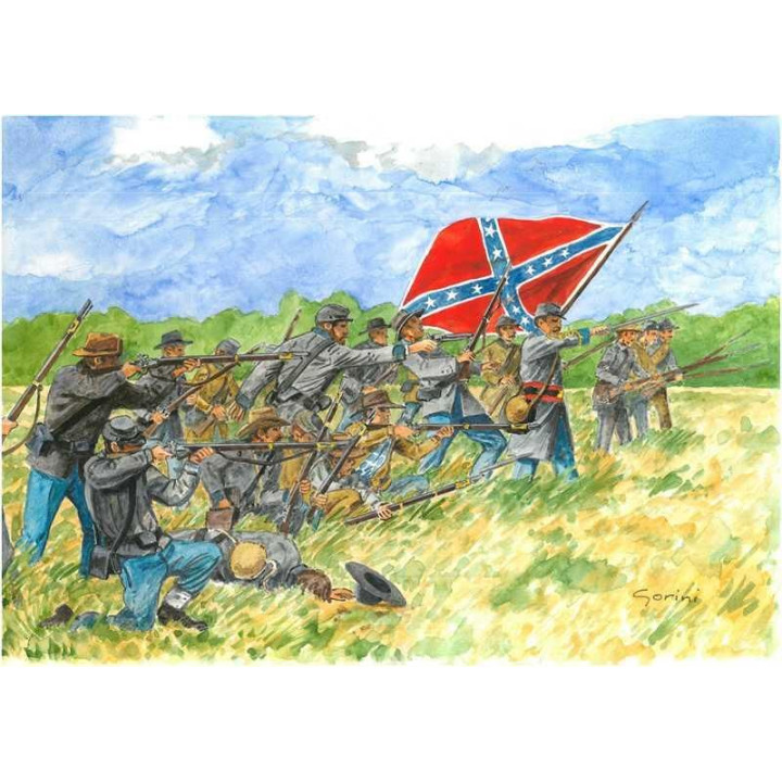 Model Kit figurky 6178 - CONFEDERATE INFANTRY (AMERICAN CIVIL WAR) (1:72)