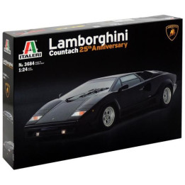 Model Kit auto 3684 - LAMBORGHINI COUNTACH 25th Anniversary (1:24)