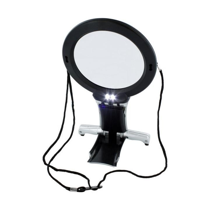 Lightcraft stolní lupa 2x s LED osvětlením