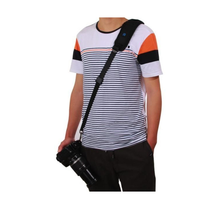 Široký měkký ramenní popruh pro kamery