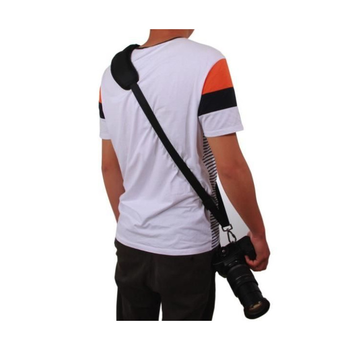 Široký měkký ramenní popruh pro kamery