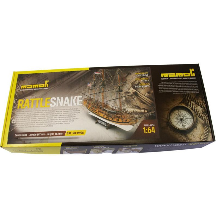MAMOLI Rattlesnake 1779 1:64 kit
