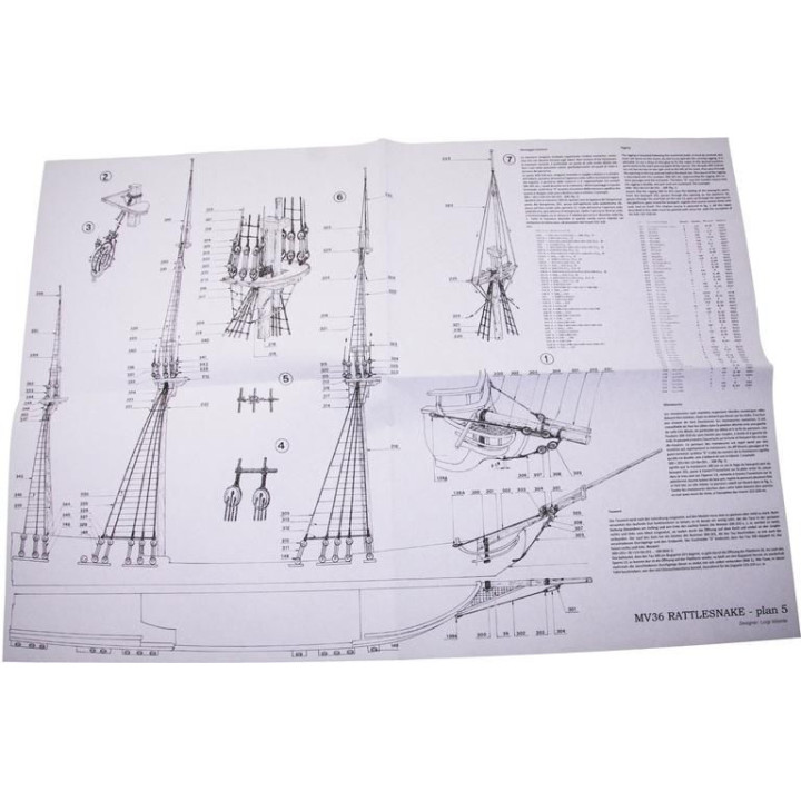 MAMOLI Rattlesnake 1779 1:64 kit