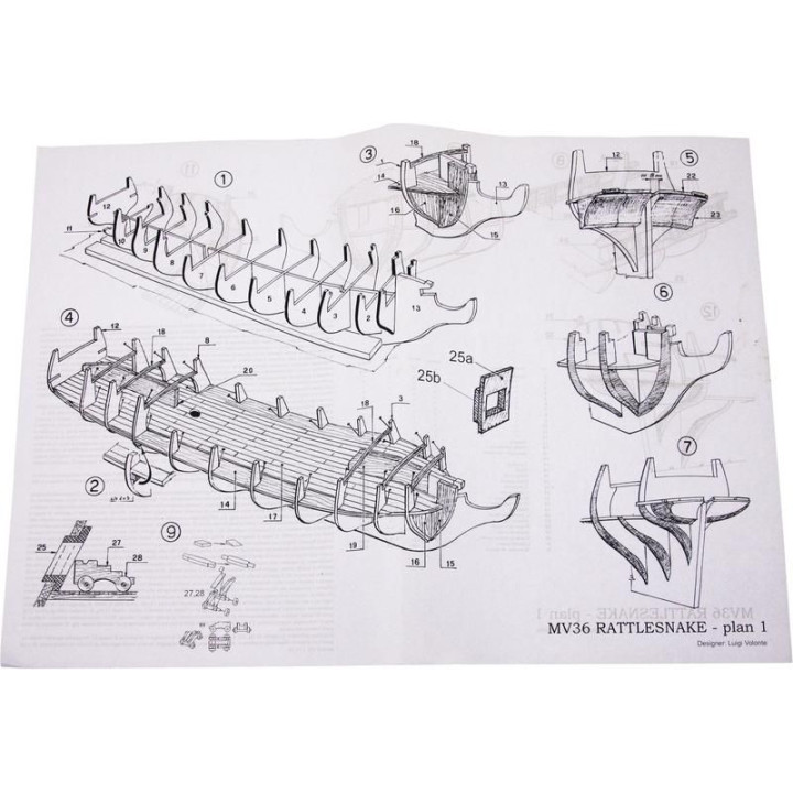 MAMOLI Rattlesnake 1779 1:64 kit