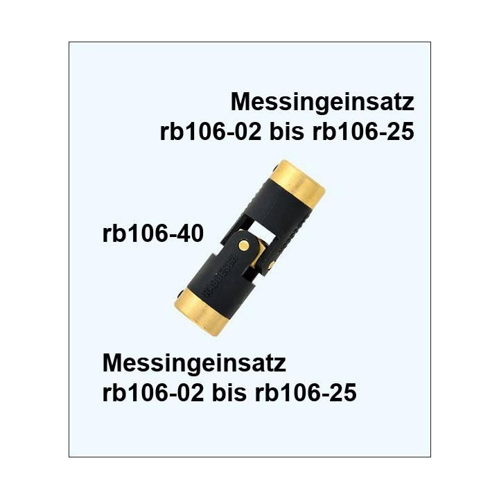 Raboesch vložka spojky 106-40 mosaz 3.0mm