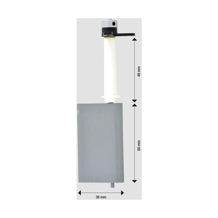 Raboesch kormidlo kompletní 36x60mm