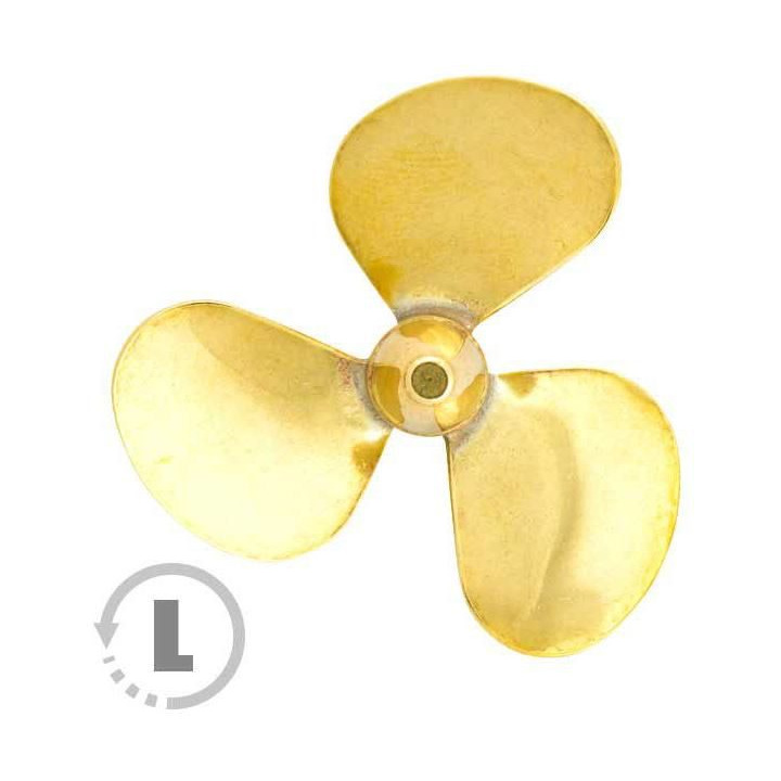 Raboesch lodní šroub tř.156 50mm M4 3-listý levý