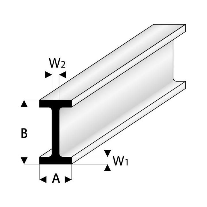 Raboesch profil ASA I 2x4x330mm (5)