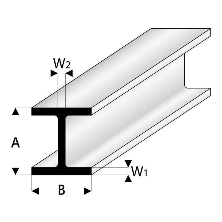 Raboesch profil ASA H 3x3x1000mm