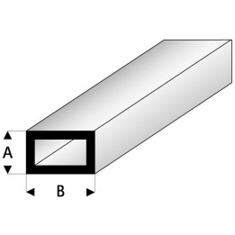 Raboesch profil ASA trubka čtvercová 4x8x1000mm