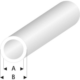 Raboesch profil ASA trubka transparentní bílá 5x6x330mm (5)