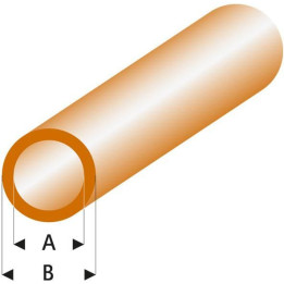 Raboesch profil ASA trubka transparentní hnědá 3x4x330mm (5)