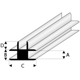 Raboesch profil ASA spojovací T 1.5x330mm (5)