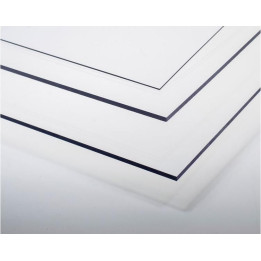 Raboesch deska polyester transparentní 4x194x320mm