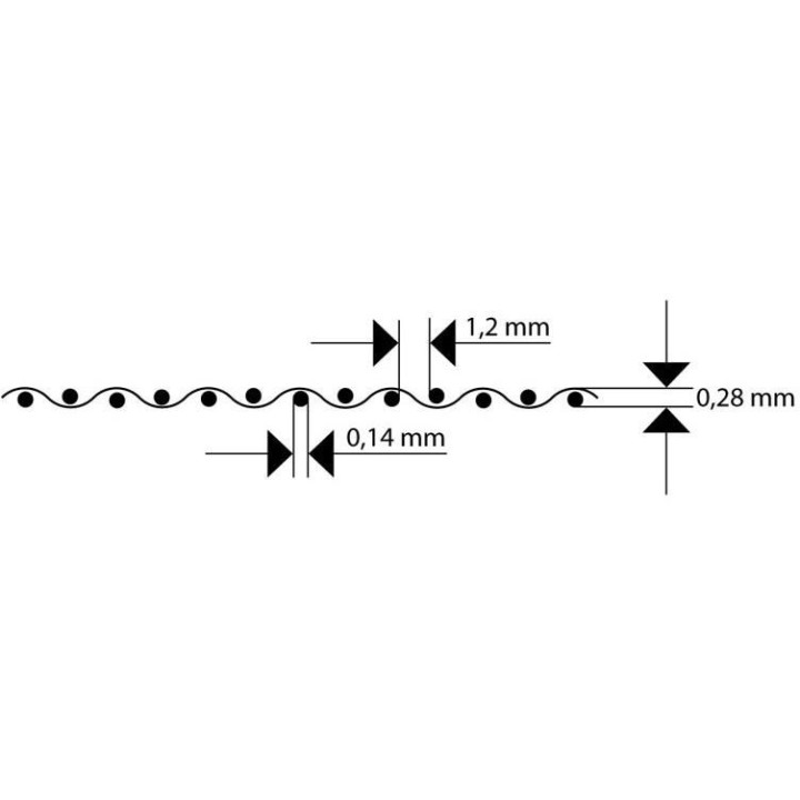 Raboesch mřížka PVC hrubá struktura 0.32x185x290mm (2)