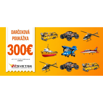 Darčeková poukážka 300