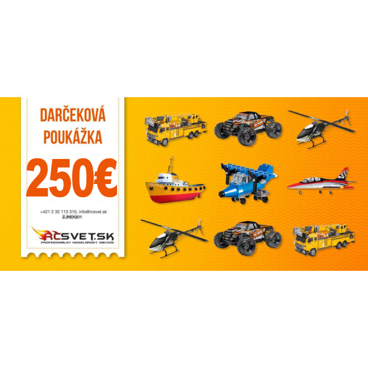 Darčeková poukážka 250