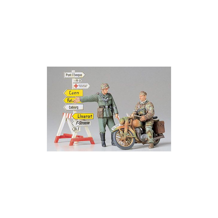 Tamiya German Motorcycle Orderly Set 1/35