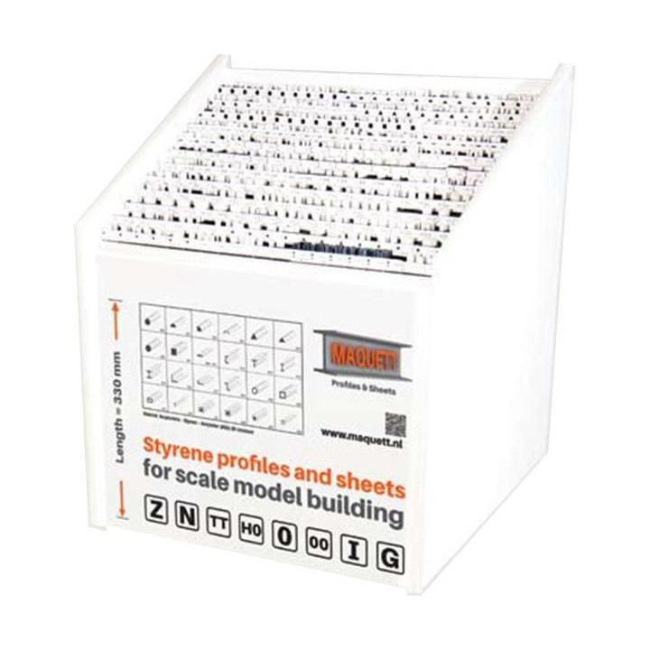 Raboesch prodejní displej s 235 druhy profilů 330mm