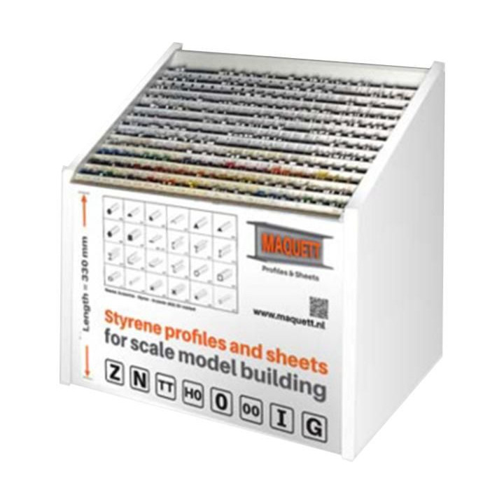 Raboesch prodejní displej s 285 druhy profilů 330mm