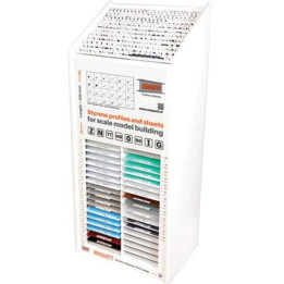 Raboesch prodejní displej s 330mm profily a deskami