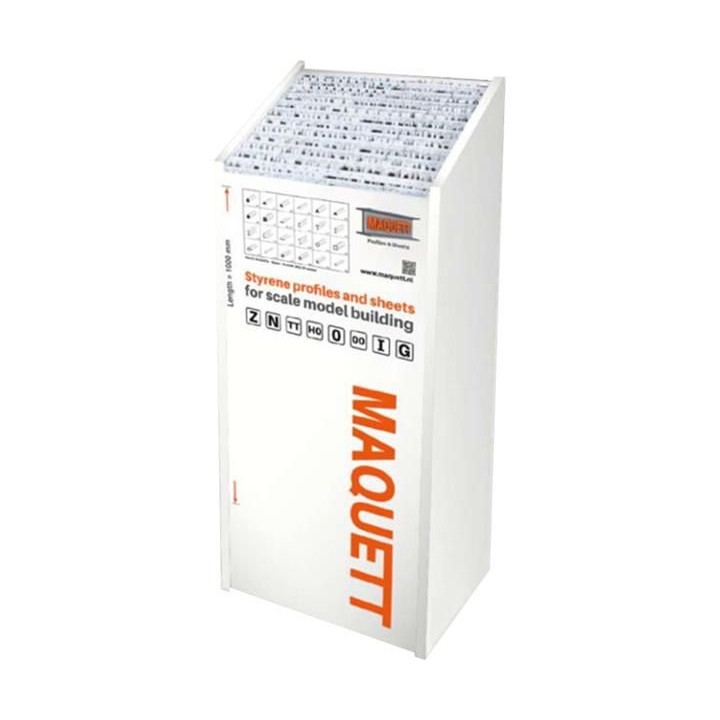 Raboesch prodejní displej s 235 druhy profilů 1000mm
