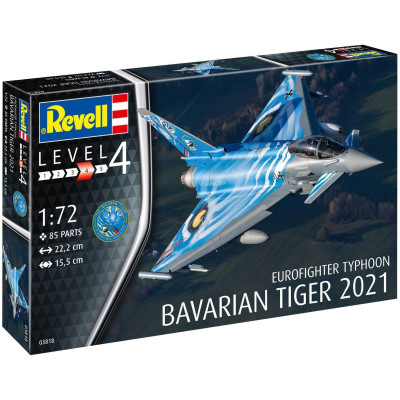 ModelSet letadlo 63818 - Eurofighter Typhoon"Bavarian Tiger 2021" (1:72)