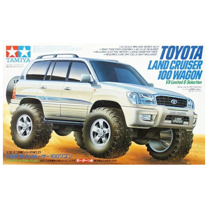 Tamiya 1:32 Mini 4WD Toyota Landcruiser 100
