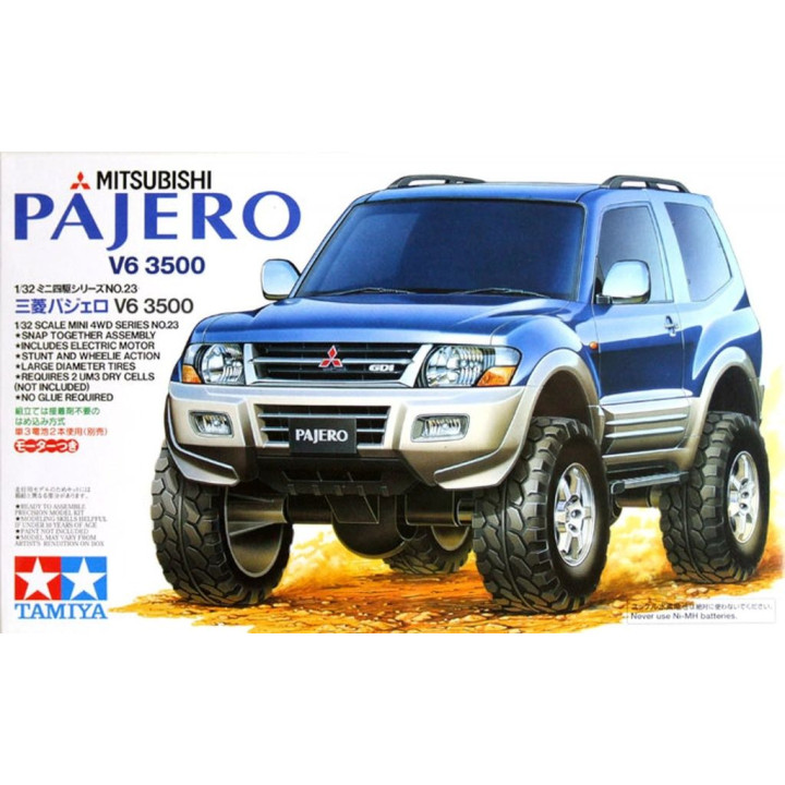 Tamiya 1:32 Mini 4WD Mitsubishi Pajero V6 3500