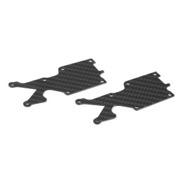 SWORKz uhlíková vzpěra spodní zadního ramena, ABS, 1,0mm, včetně šroubů, 2 ks.