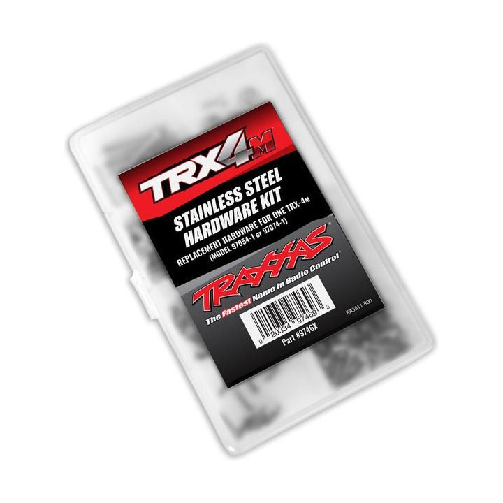 Traxxas spojovací materiál nerez (kompletní sada)