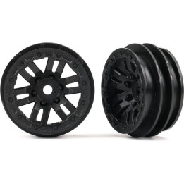 Traxxas disk 1.0" twin-spoke černý (2)