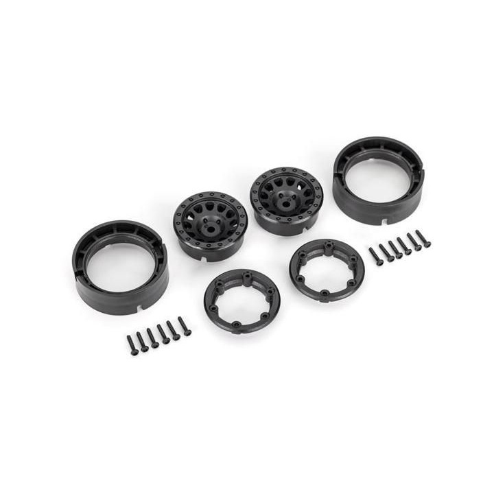 Traxxas disk 1.0" Method 105 beadlock černý (2)