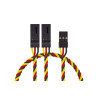 Kroucený Y-kabel s konektory JR o délce 150 mm s PVC izolací, průřez vodičů 0,25 mm2.