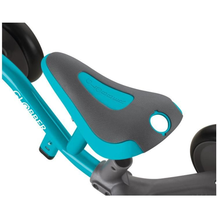 Globber - Dětské odrážedlo Learning Bike 3v1 Deluxe modrošedé
