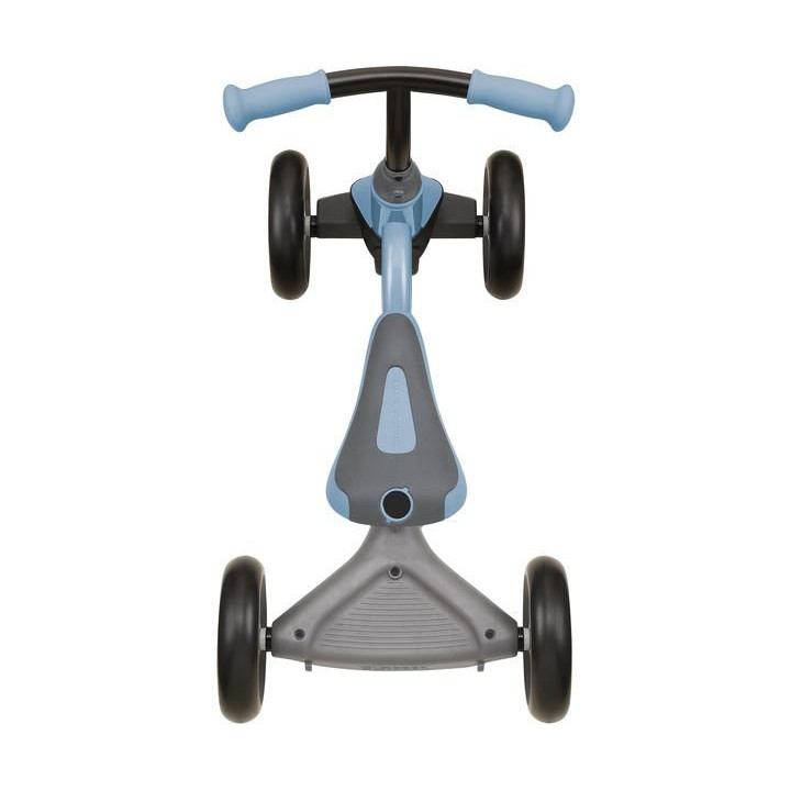 Globber - Dětské odrážedlo Learning Bike 3v1 Deluxe modrošedé