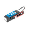 Přijímačový akumulátor Li-Fe 6,4 V (2S) 500 mAh 3C. Nabíjení 0,5-1C, zatížitelnost 3C. Konektor JR/Hitec/UNI, servisní JST-XH. Rozměry: 49x19x19 mm. Hmotnost: 28g.