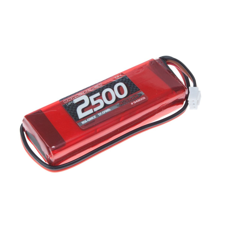 XTEC LiPo RX-sada 2/3A v řadě 2500mAh RX-7.4V a vysílač FUTABA 7PX